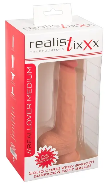 Realistixxx Real Lover Medium Liquid Silicone Intimate Model 21.7 cm