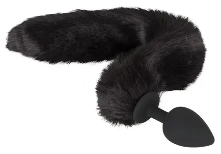 Bad Kitty Pet Play Set - Intimate Tail Plug & Cat Ears Headband, Black