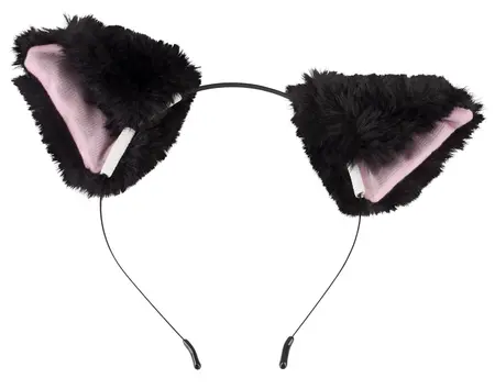 Bad Kitty Pet Play Set - Intimate Tail Plug & Cat Ears Headband, Black