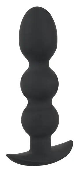 Black Velvets Intimate Beads 145g Silicone Soft Touch Black 13.3cm