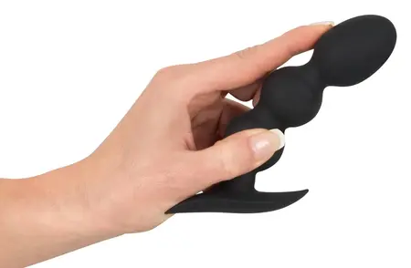 Black Velvets Intimate Beads 145g Silicone Soft Touch Black 13.3cm