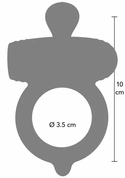 Excellence Power Pro C-Ring by HIDDEN DESIRE - Vibrating Silicone Ring