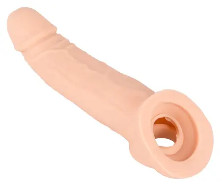 Nature Skin Extension Sleeve 21cm Anatomical TPE, Beige