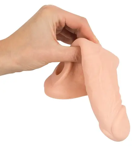 Nature Skin Extension Sleeve 21cm Anatomical TPE, Beige
