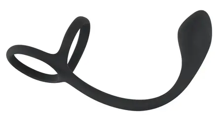 Black Velvets Advanced 3-in-1 Silicone Intimate System 22.5 cm Black