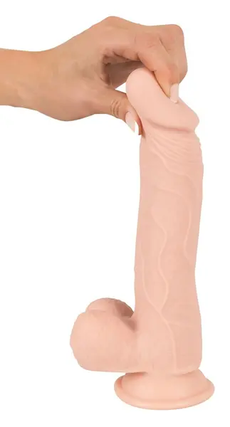 You2Toys Nature Skin Flexible Model 24cm with Suction Base, Beige