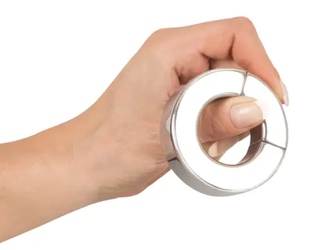 Mystim Magnetic Stainless Steel Ball Ring 20 mm Silver