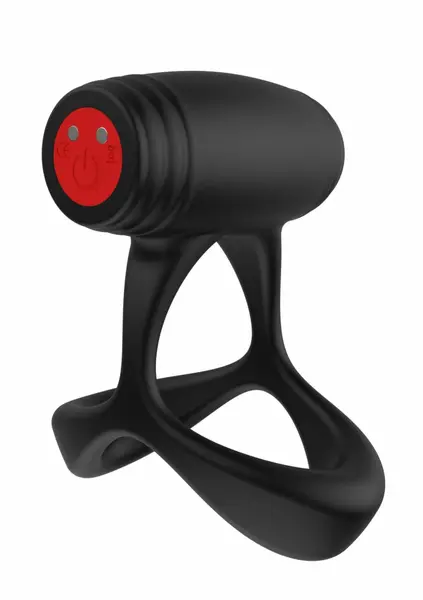 EXTREME by HIDDEN DESIRE Optima Cross Xpert C-Ring Vibrating System Black