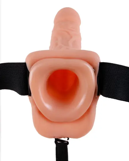 Fetish Fantasy Series 9-Inch Hollow Intimate Extension Harness Black