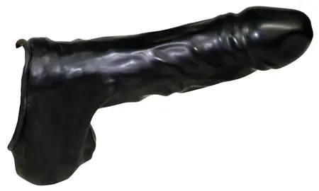 Be Bizarre Undercover Black Latex Anatomical Sleeve 22 cm