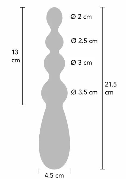 Extreme Tetra Thrill Anal Vibrator Silicone Multi-Speed Black