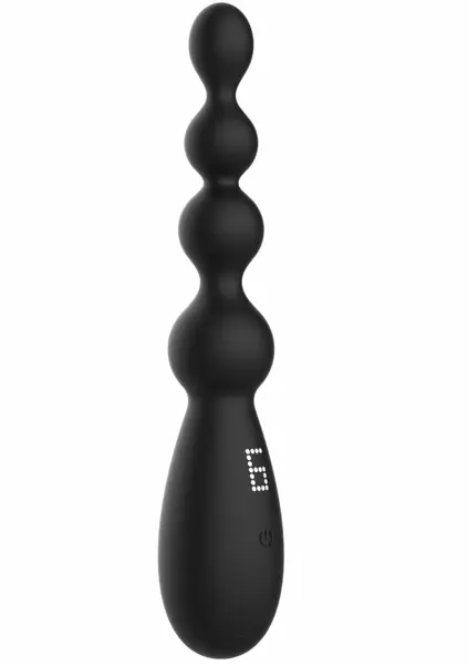 Extreme Tetra Thrill Anal Vibrator Silicone Multi-Speed Black