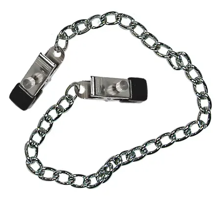 You2Toys Adjustable Metal Chain with Nipple Pressure Clips 40cm
