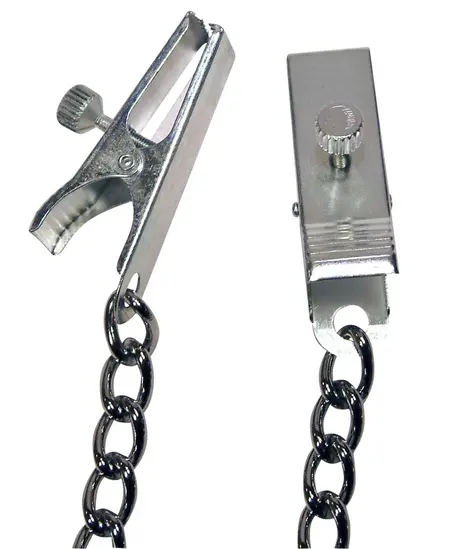 You2Toys Adjustable Metal Chain with Nipple Pressure Clips 40cm