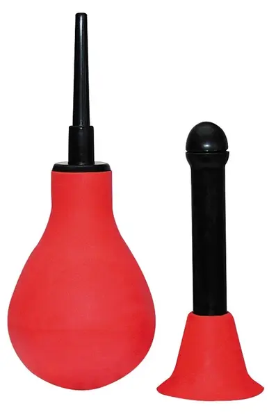 You2Toys Intimate Shower Kit Red 220ml - Multi-Function Hygiene System