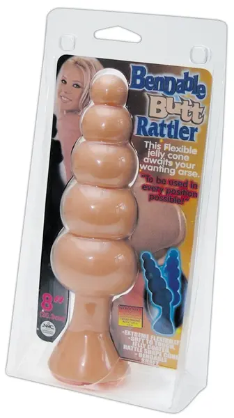 NMC Bendable Beads System Intimate Model with Suction Cup 20cm Black
