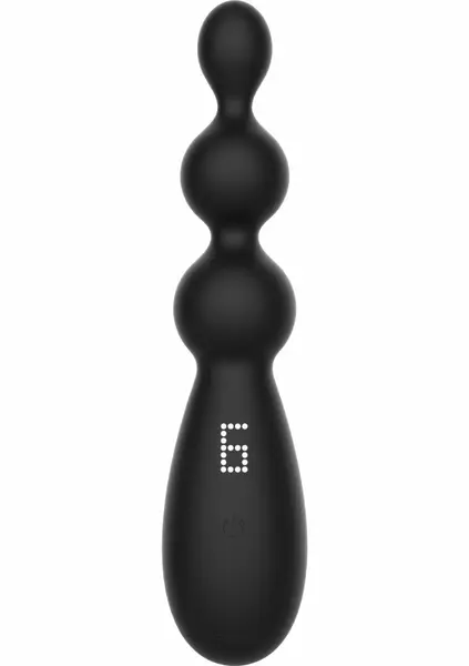 Extreme Triple Thrill Anal Vibrator Silicone 3-Sphere Black 8713221840851