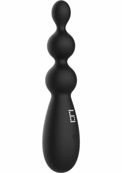 Extreme Triple Thrill Anal Vibrator Silicone 3-Sphere Black 8713221840851
