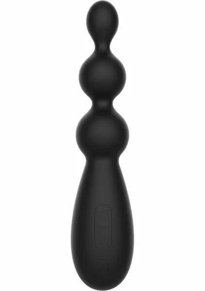 Extreme Triple Thrill Anal Vibrator Silicone 3-Sphere Black 8713221840851