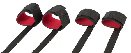 You2Toys Adjustable Soft Restraint Set, 4-Piece, 115cm Straps, Black