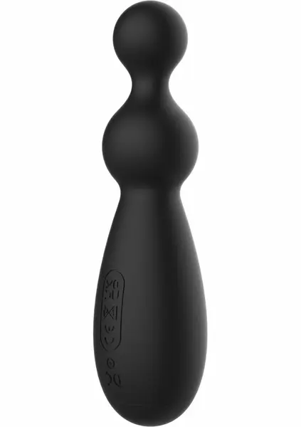 Extreme Twin Thrill Anal Vibrator Silicone Dual Motor Black 8713221840844