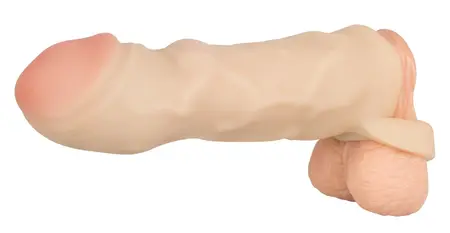 Thicker & Bigger анатомичен удължител за пенис, телесен, TPE, 17 см