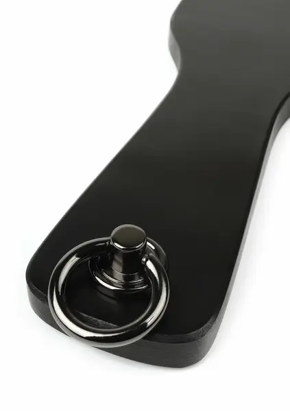 Ouch! Genuine Leather Spank Paddle Black - Premium Italian Cowhide