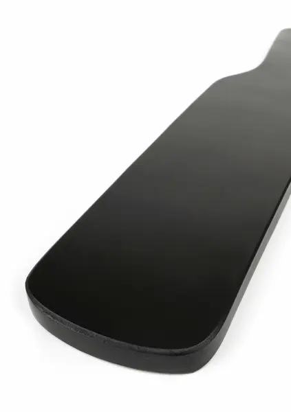 Ouch! Genuine Leather Spank Paddle Black - Premium Italian Cowhide