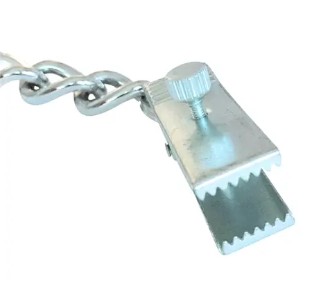 Bad Kitty Adjustable Chain System with Metal Clamps 43.5 cm Silver