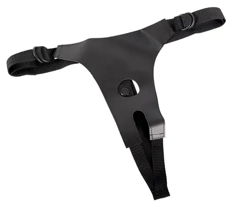 You2Toys Strap-On Harness Set 3 Attachments Adjustable Black-Red