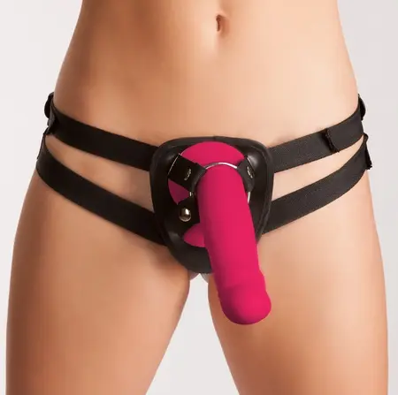 You2Toys Universal Harness Adjustable Black PU Leather 155 cm
