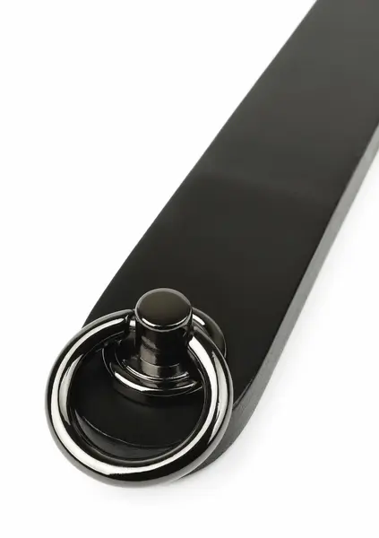 Genuine Leather Ruler Premium Measuring Tool 32cm Black
