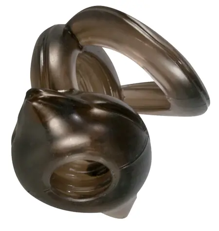 Bad Kitty Elastic Ring System Smoke Grey TPE 3 Sizes Set