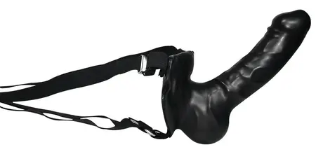 You2Toys Switch Soft-Latex Strap-On Model, Adjustable, Black, 19 cm