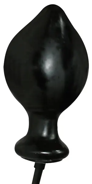You2Toys Latex Inflatable Cone Plug with Safety Valve, Black, 13 cm