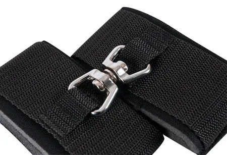 Bad Kitty Restraint Set with Padded Blindfold and Handcuffs, Black