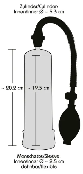 Bang Bang Vacuum Training Pump Black 20.2cm - Adjustable System