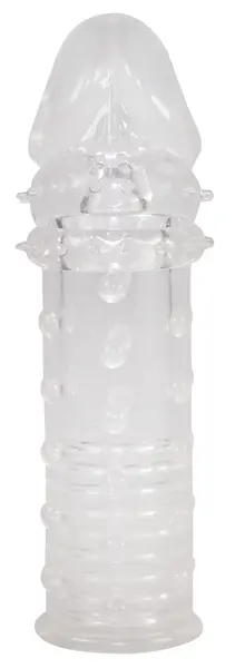 Adonis Extension Transparent Intimate Sleeve, 16 cm, TPE Material