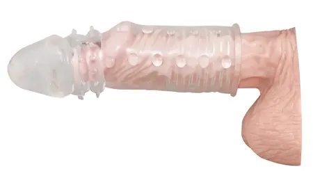 Adonis Extension Transparent Intimate Sleeve, 16 cm, TPE Material