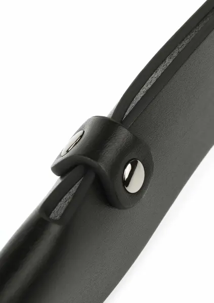 Genuine Leather Split Slapper by Ouch! - Premium Dual-Layer Impact Tool