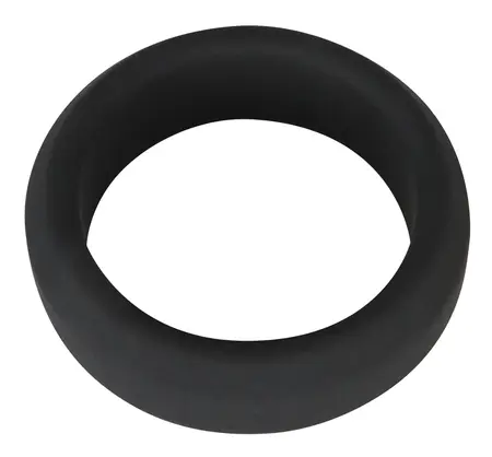 Black Velvets Silicone Ring 3.8 cm Soft Touch Flexible Black