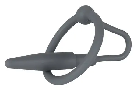 You2Toys Intimate Silicone Urethral Insert with Flexible Glans Ring 6.2cm