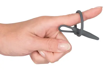 You2Toys Intimate Silicone Urethral Insert with Flexible Glans Ring 6.2cm