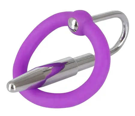 You2Toys Intimate Silicone Ring & Metal Dilator System, Adjustable, Purple