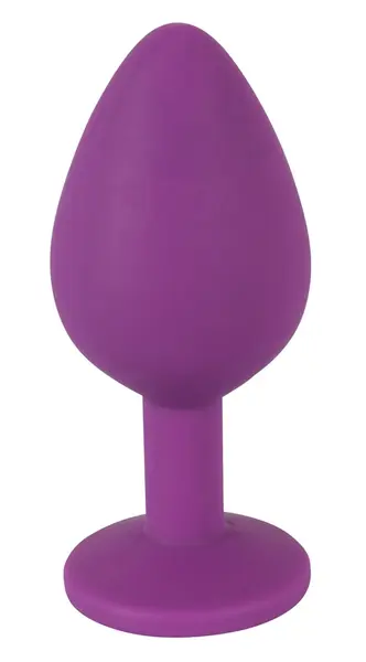 Colorful Joy Jewel Purple Anal Model with Decorative Gem 8cm