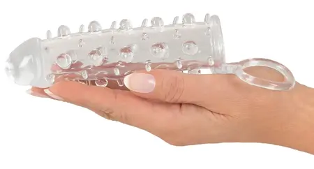 Crystal Clear Intimate Sleeve Extension 11cm Transparent TPE