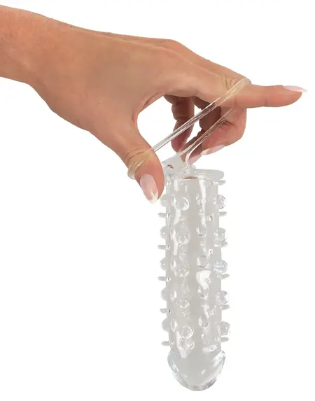 Crystal Clear Intimate Sleeve Extension 11cm Transparent TPE