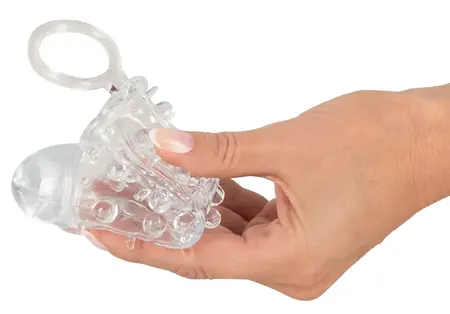 Crystal Clear Intimate Sleeve Extension 11cm Transparent TPE