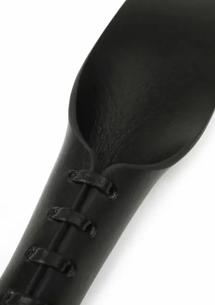 Genuine Leather Slapper II by Rimba - Premium Lace-Up Handle, Black