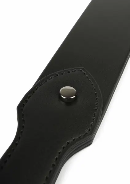 Rimba Genuine Leather Slapper I - Double-Layer Impact Tool, Black